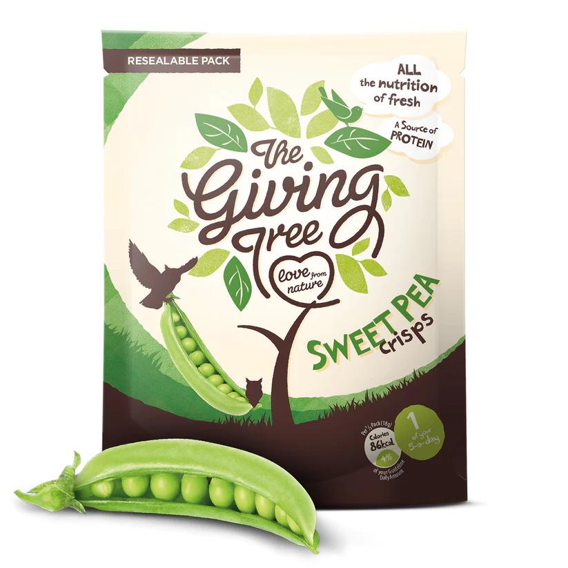 The Giving Tree Vaccum Fried Sweet Pea Crisps 18g