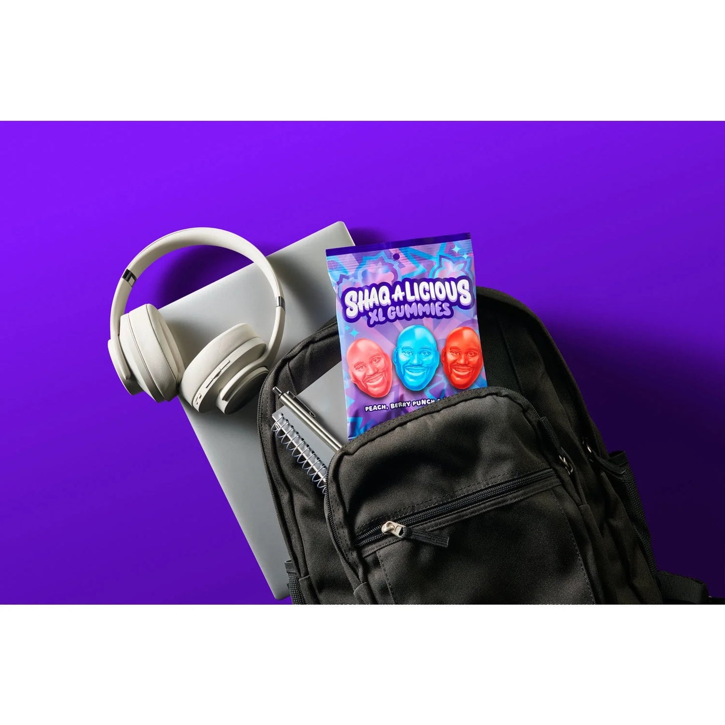 Shaq-a-licious Original Gummies Peg Bag 6.2oz (176g)