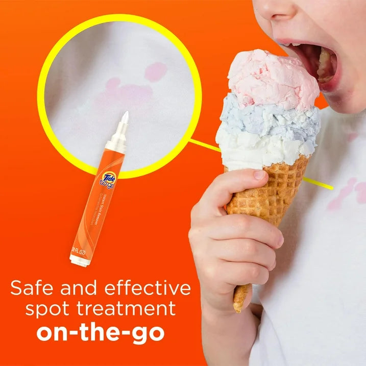 Tide To Go Instant Stain Remover Pen and Laundry Spot Cleaner, Travel and Pocket Size Stain Stick