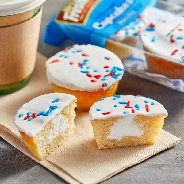 Mrs. Freshley's Vanilla Cupcake With Sprinkles 3.6oz