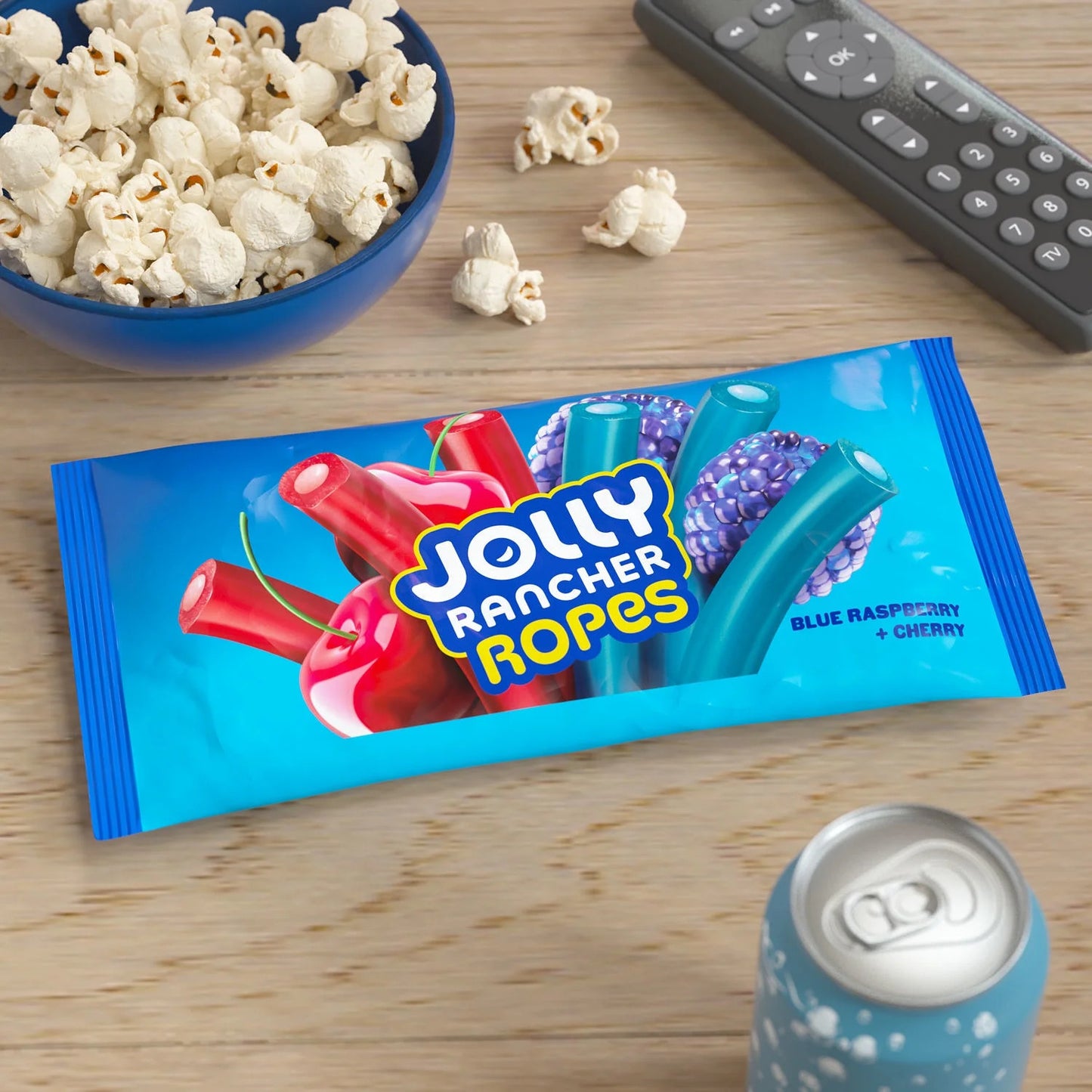 Jolly Rancher Ropes Blue Raspberry And Cherry 10oz (283g)