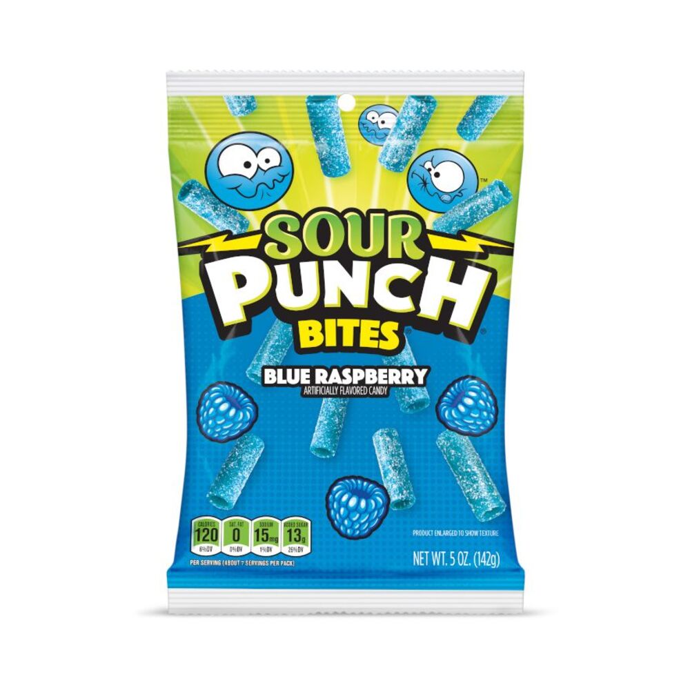 Sour Punch Bites Blue Raspberry 5oz (142g)