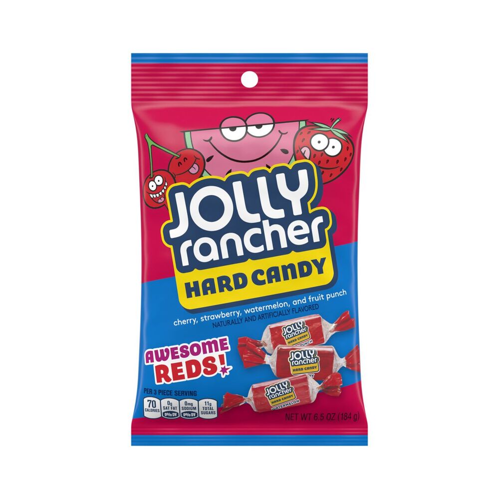 Jolly Rancher Hard Candy Awesome Reds 6.5oz (184g)