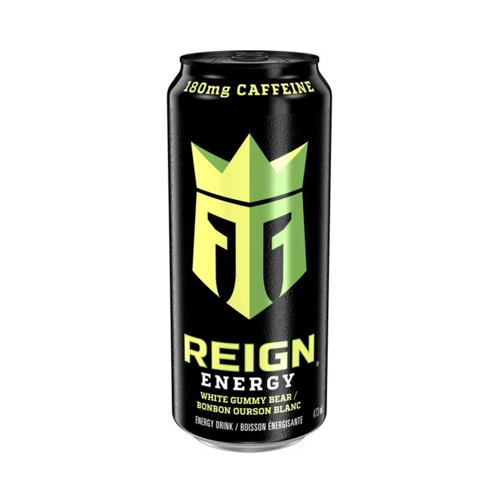 Reign Total Body Fuel, White Gummy Bear, Performance Energy Drink, 16oz (473ml)