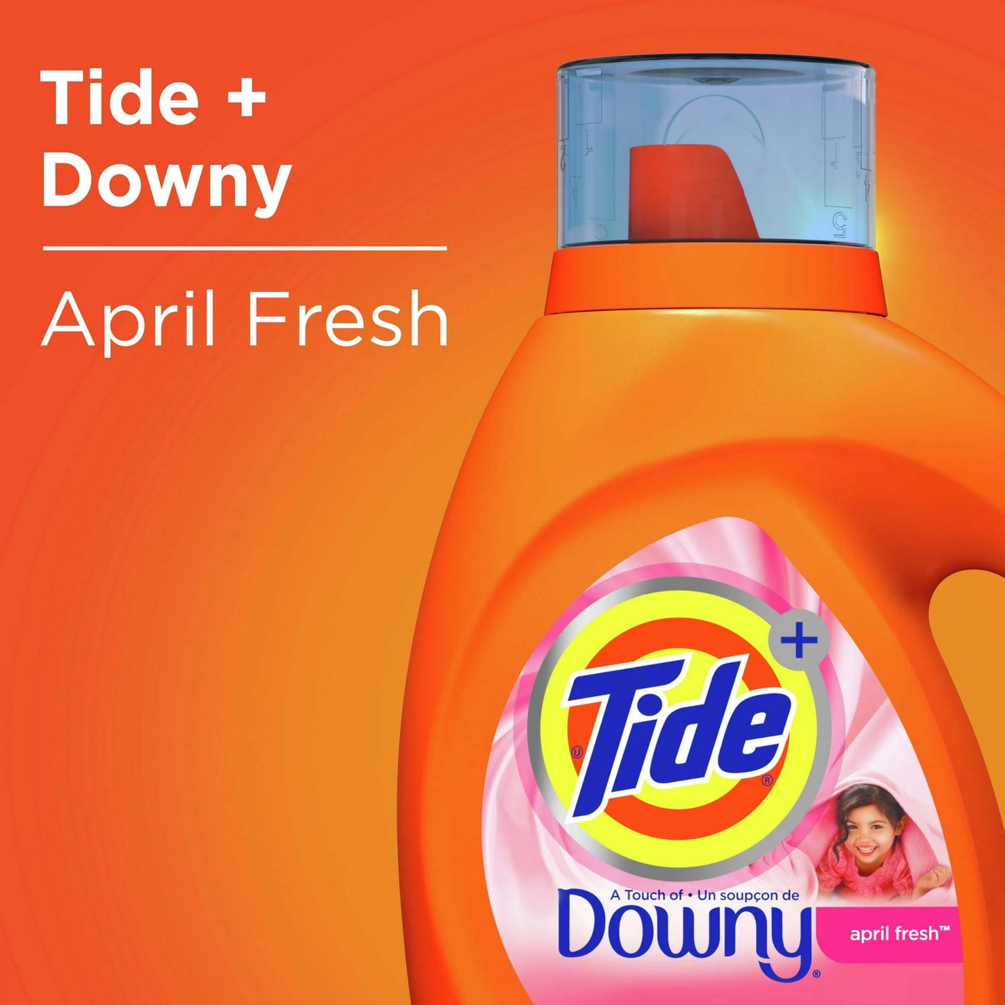 Tide Liquid Touch Of Downy April Fresh 92oz (2.72L)