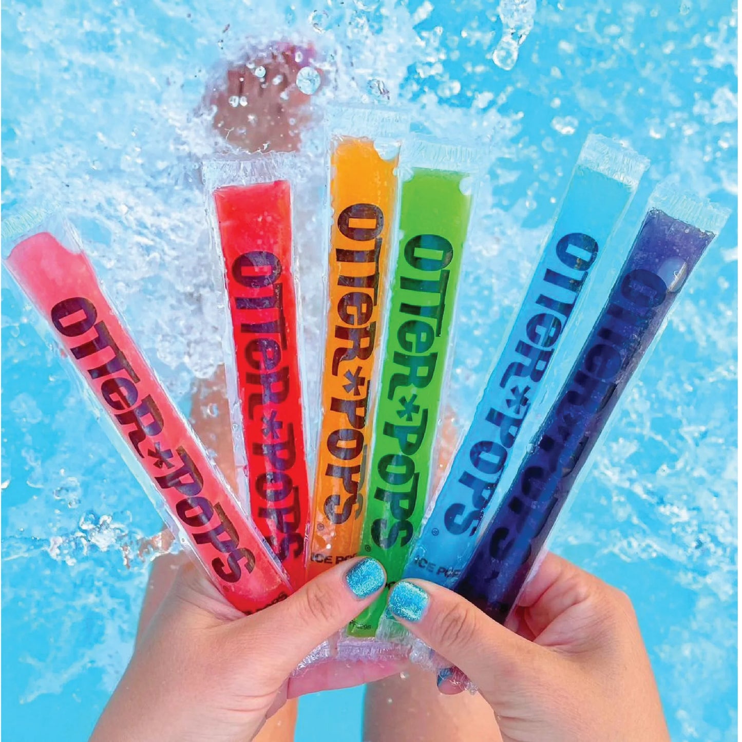 Otter Pops Original Assorted Fruit Ice Pops, 1.5 oz (28.3g) 80 Count Fruit Pops