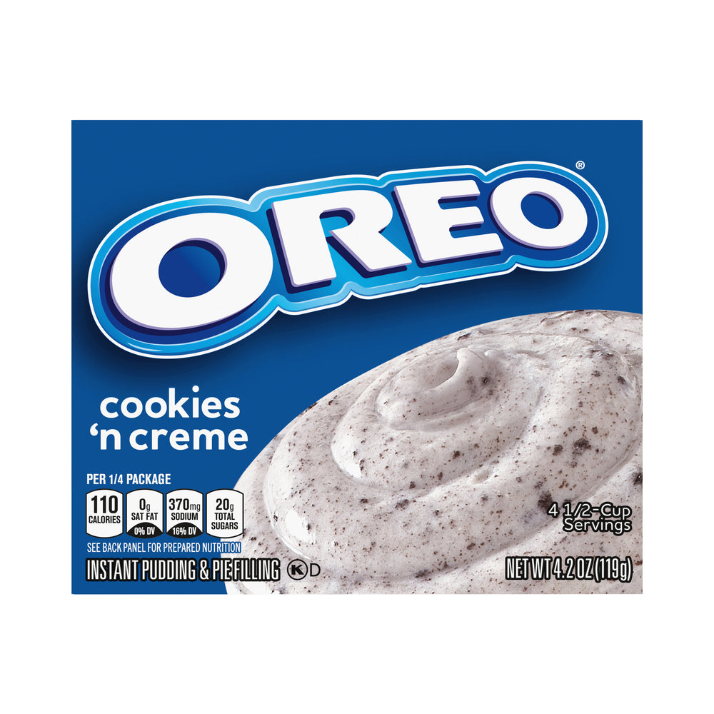 Jell-O Oreo Cookies 'n Creme Pudding & Pie Filling Mix 4.2oz (119g)
