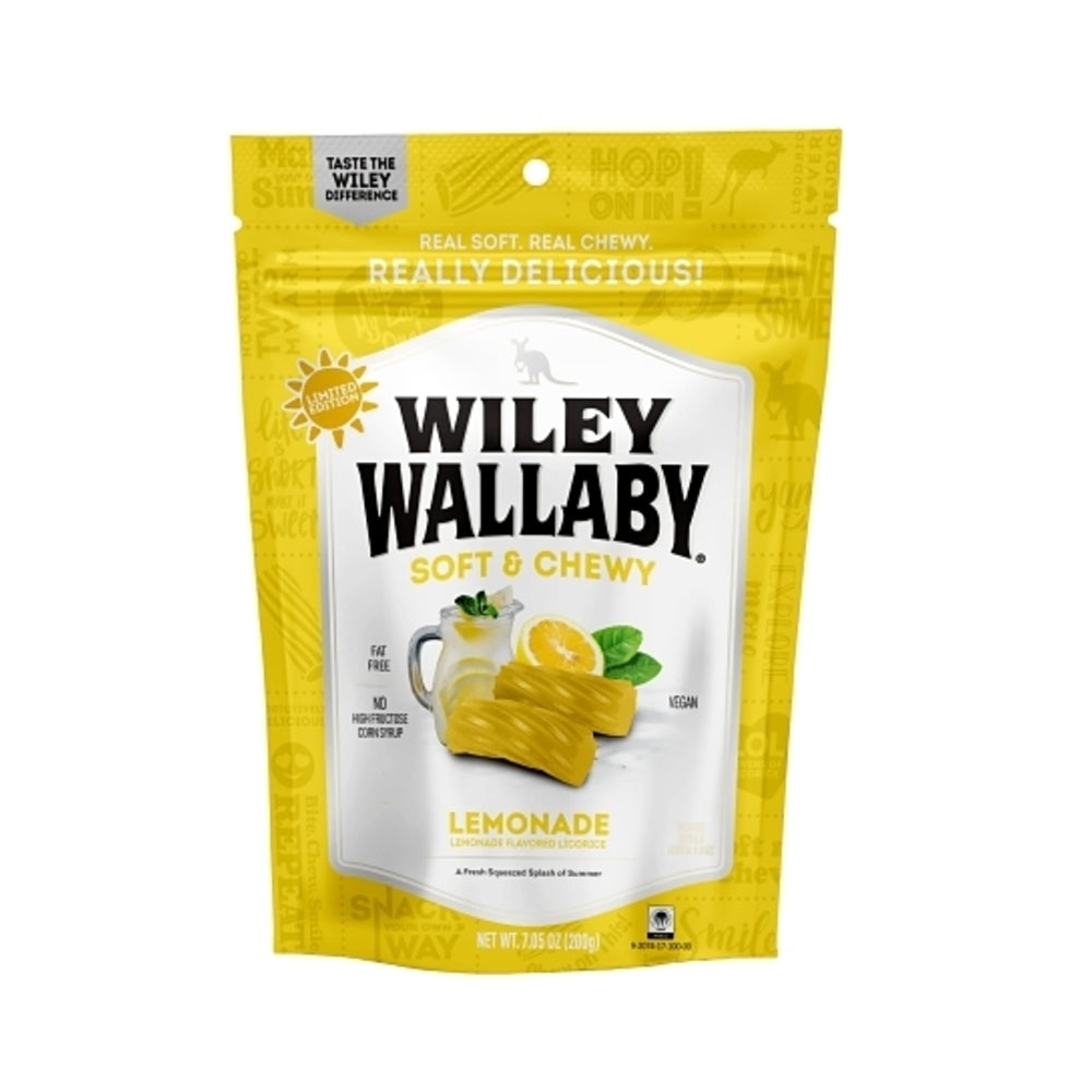 Wiley Wallaby Lemonade Licorice 7.05oz (200g)