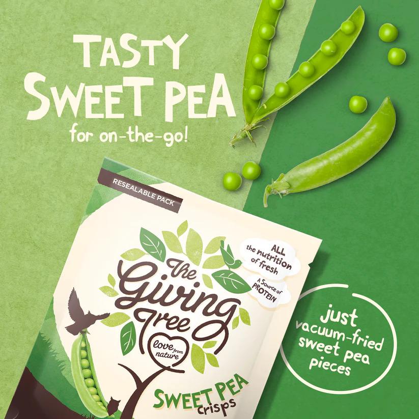 The Giving Tree Vaccum Fried Sweet Pea Crisps 36g