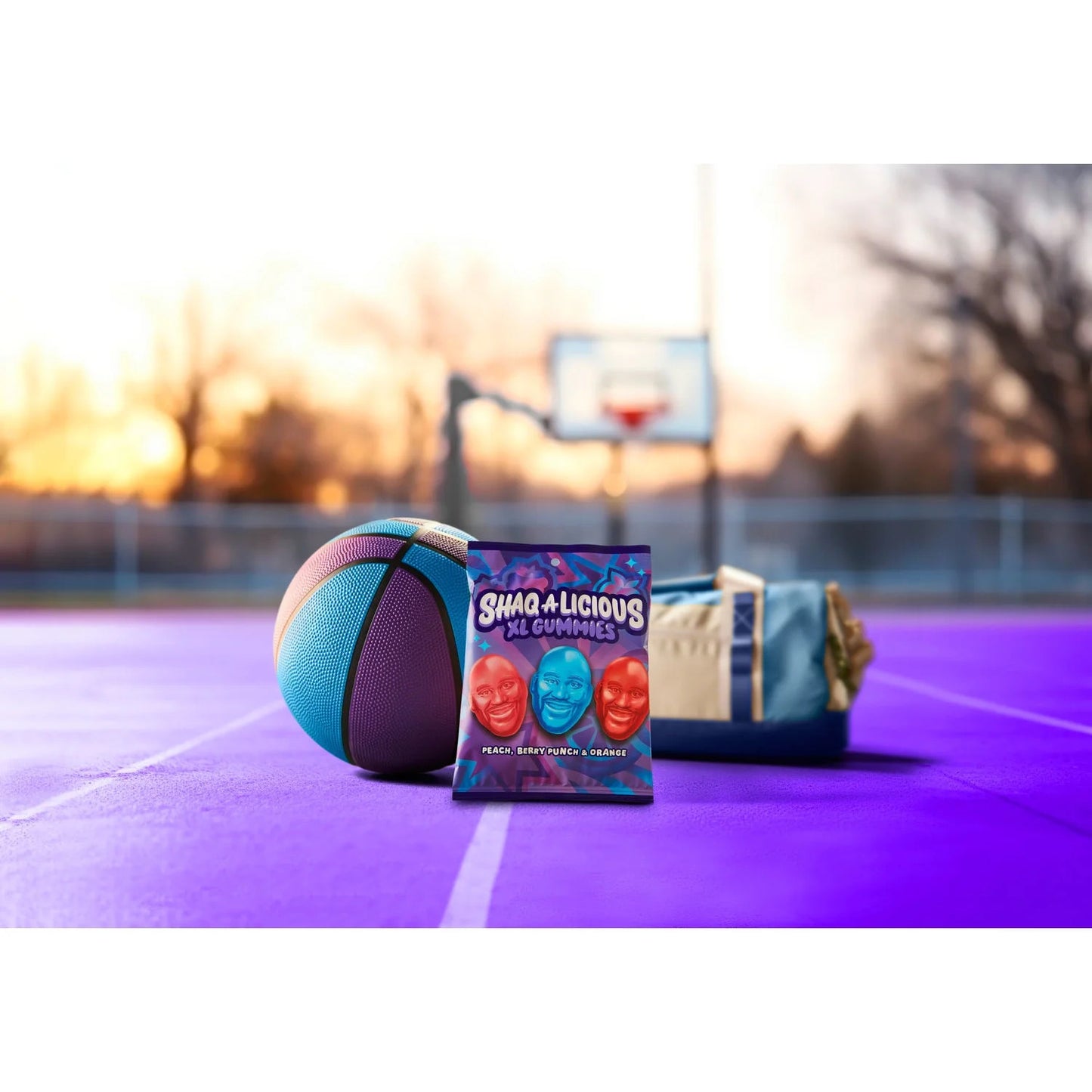 Shaq-a-licious Original Gummies Peg Bag 6.2oz (176g)