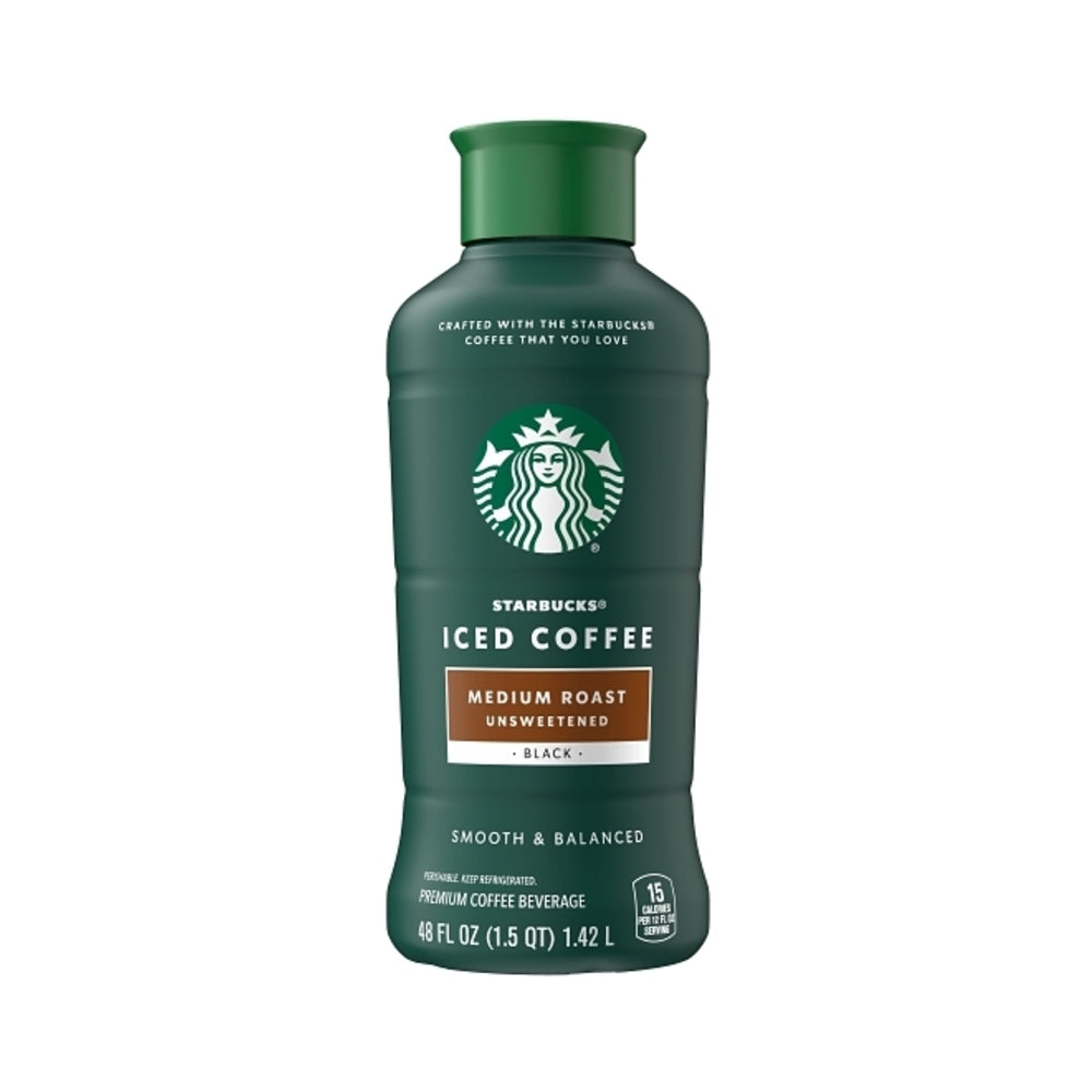 Starbucks Unsweetened Medium Roast Iced Coffee 48oz (1.42L)