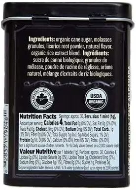 Clawhammer Black Licorice Mints (1.07oz) 30g