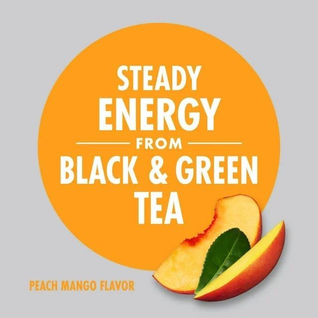 V8 Splash Sparkling & Energy Peach Mango Can 11.5oz (341ml)