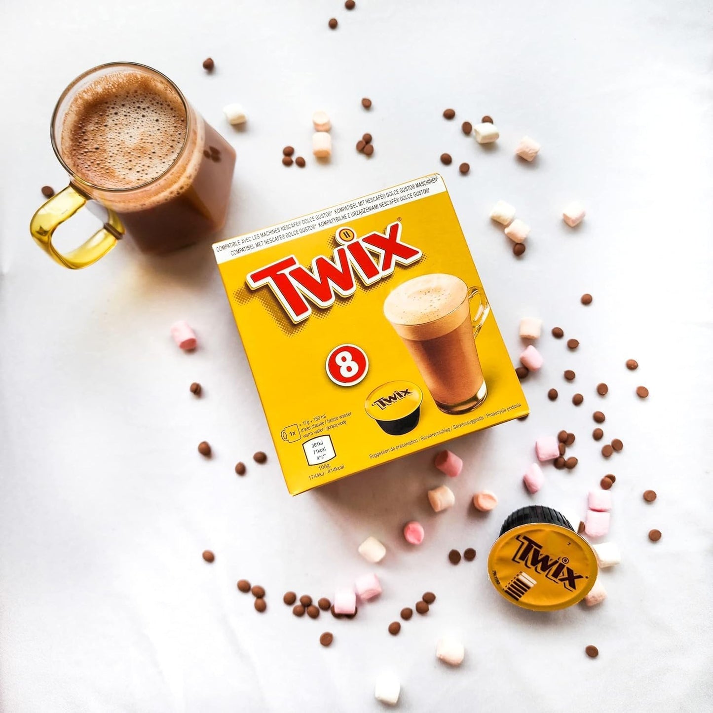 Twix Hot Chocolate Pods I 8 Pods per Box