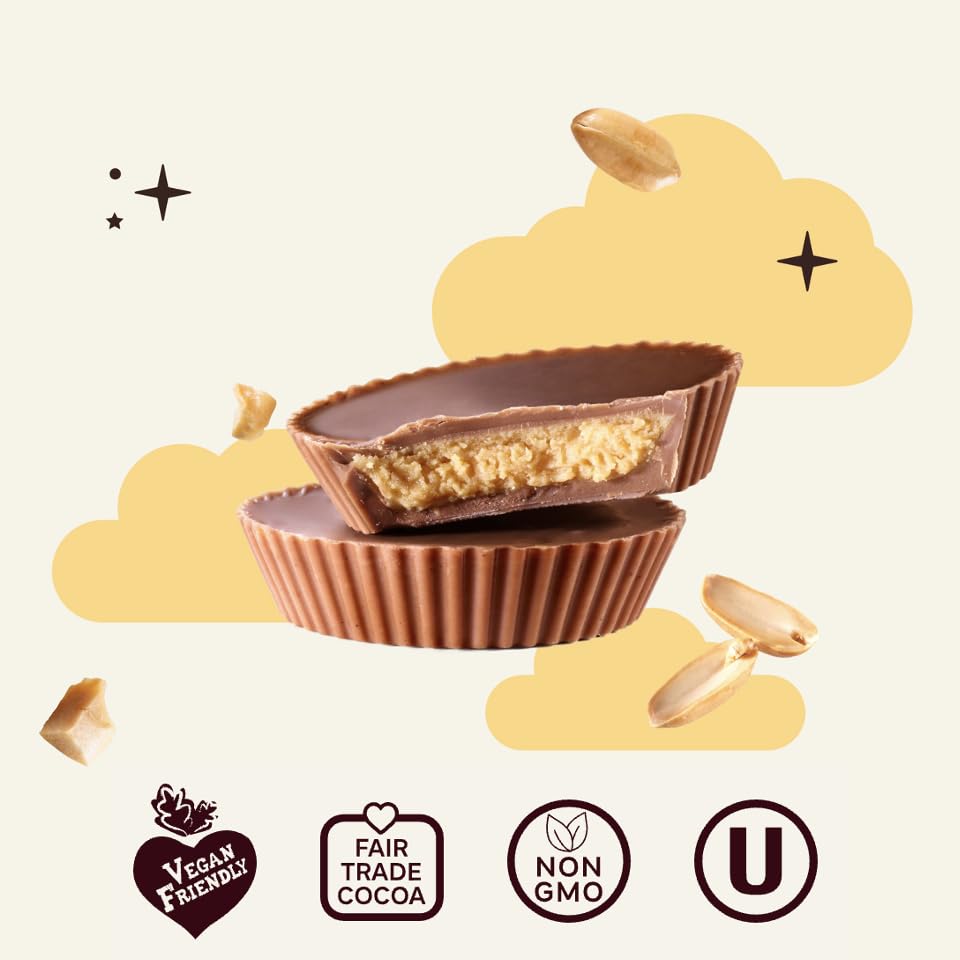 7th Heaven, Vegan Peanut Butter Cups 1.5oz (42g)