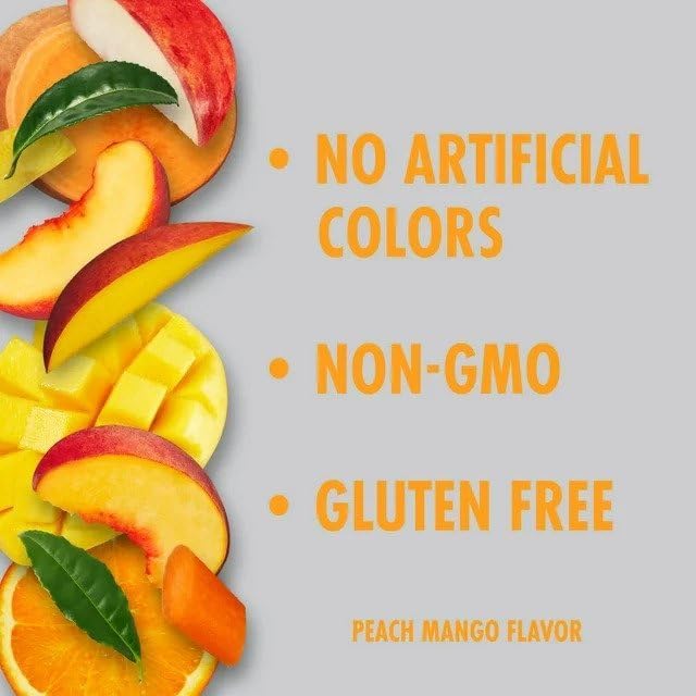 V8 Splash Sparkling & Energy Peach Mango Can 11.5oz (341ml)