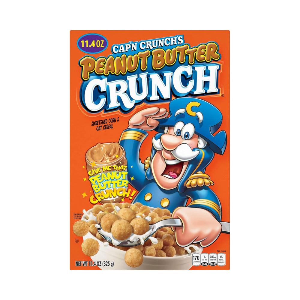 Quaker Captain Crunch Peanut Butter 11.4oz (325g)