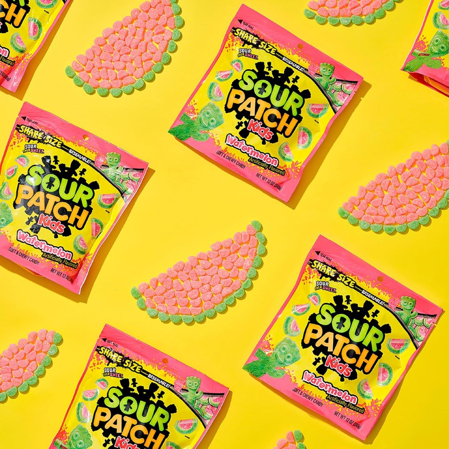 Sour Patch Watermelon Kids Share Size 12oz (340g)