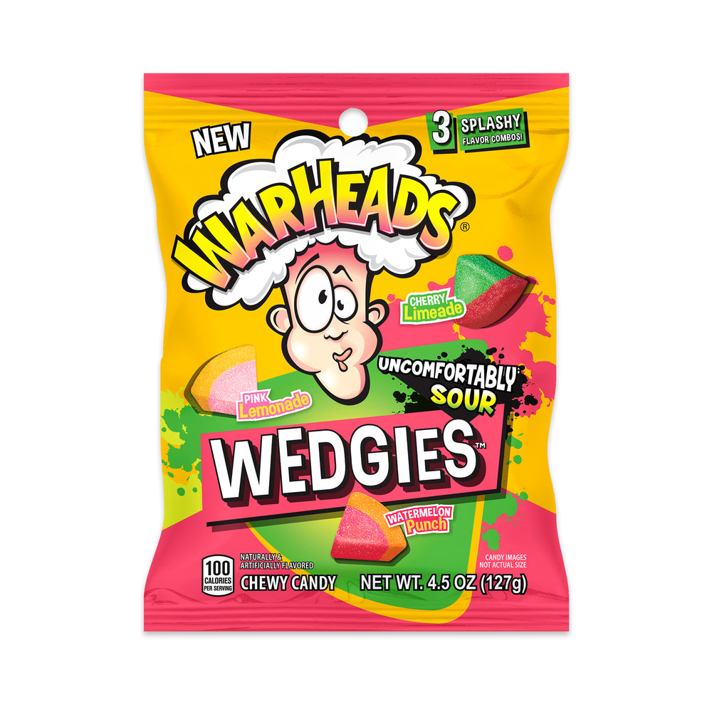 Warheads Wedgies Peg Bag 4.5oz (127g)
