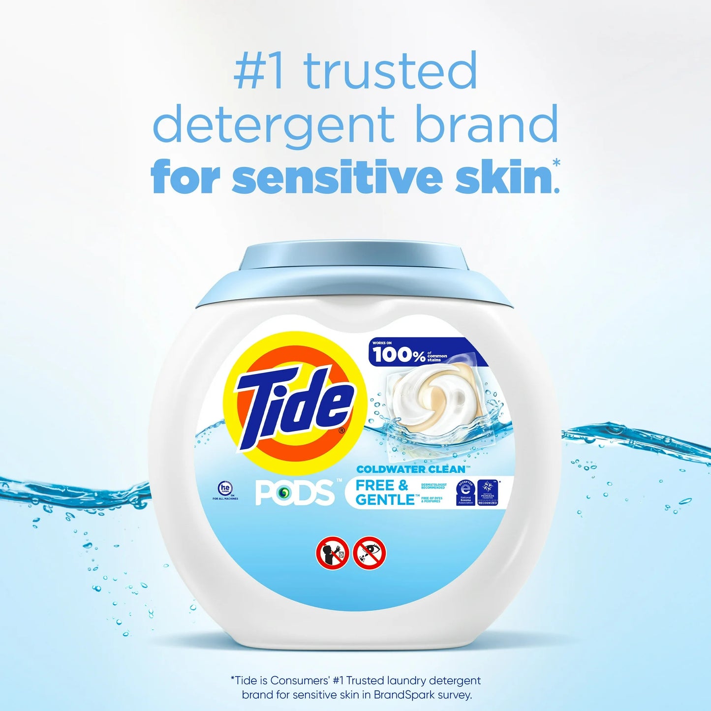 Tide Liquid Pods Free & Gentle He I 81 Pods (62oz)