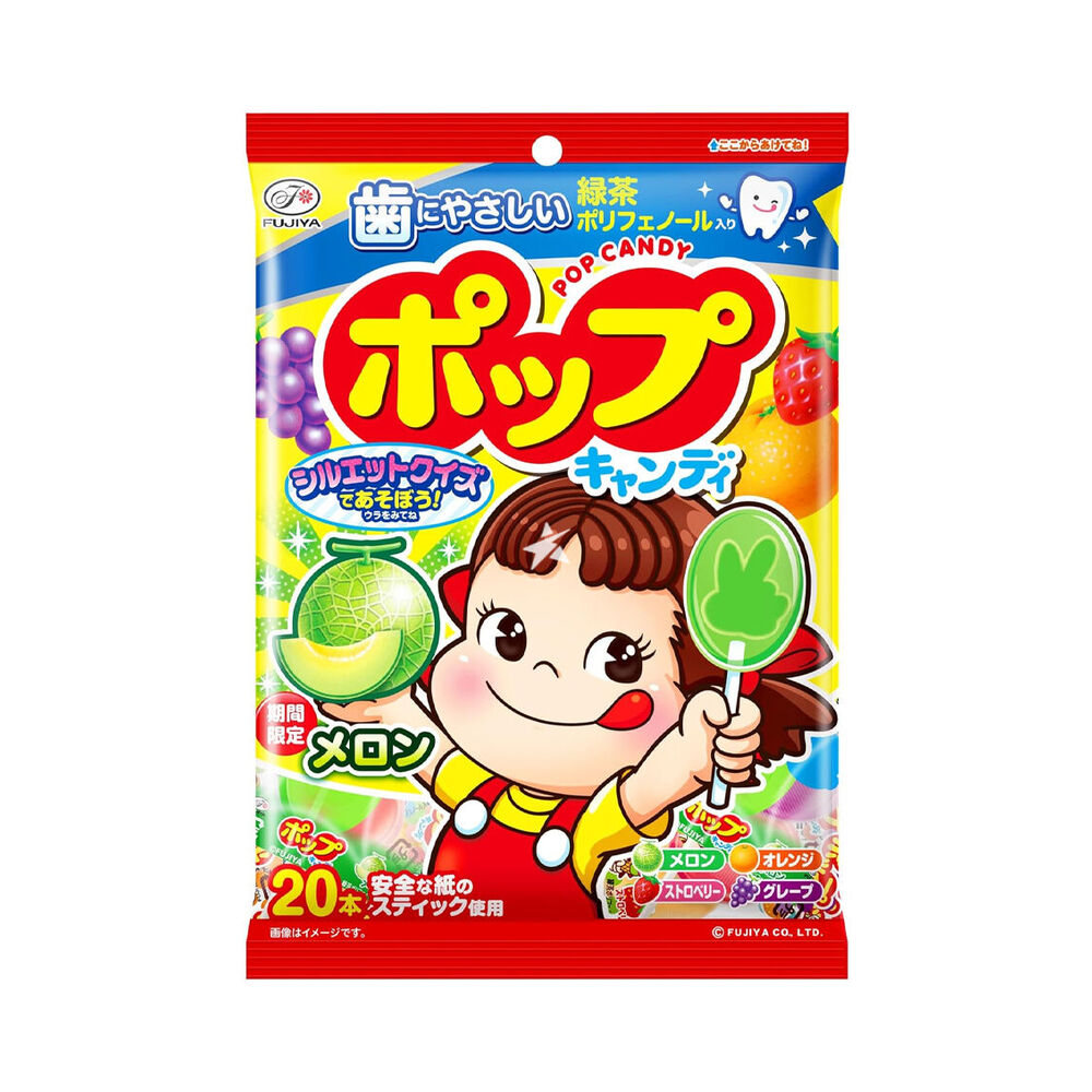 Fujiya Pop Candy Mix Fruits Flavour 128g Japan