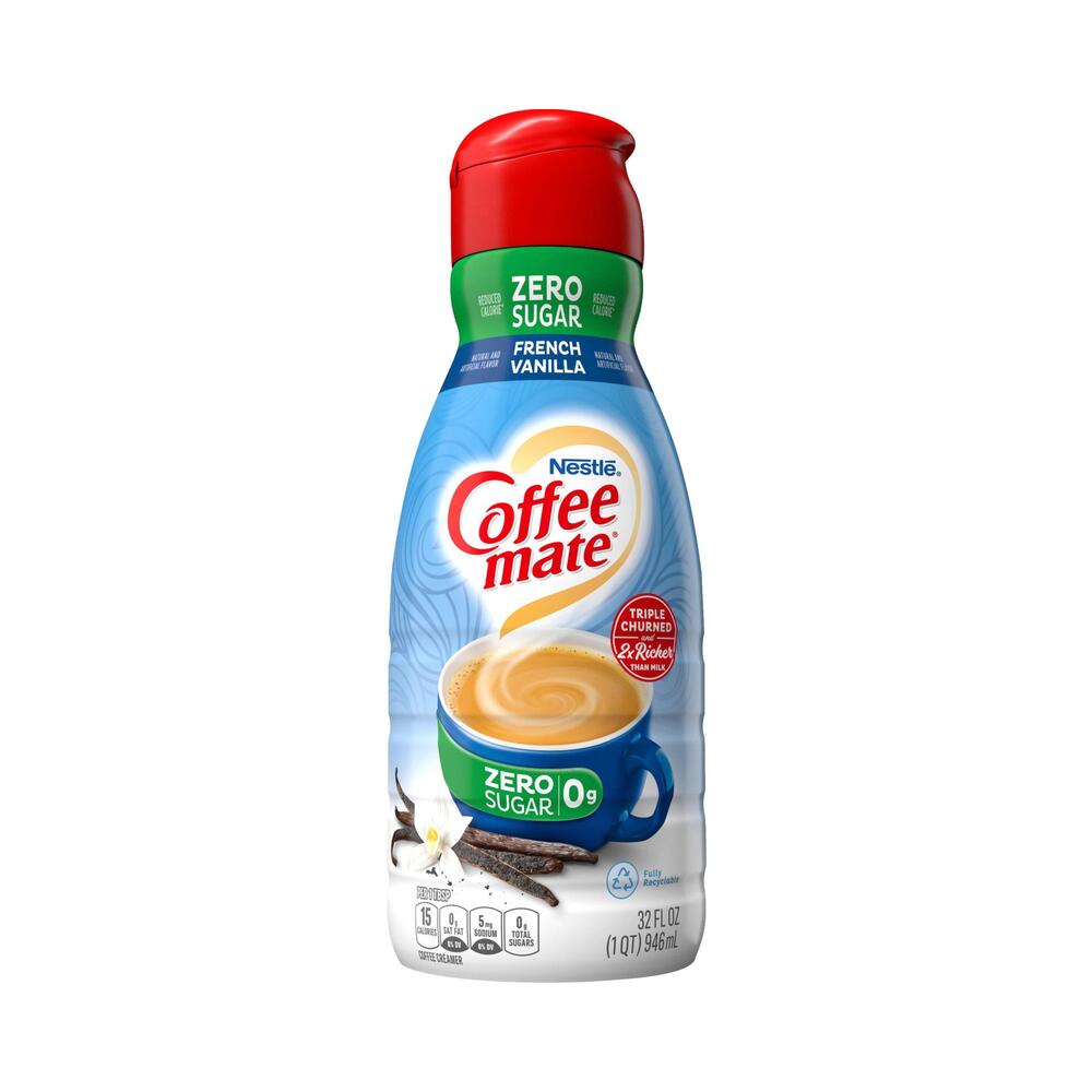 Coffee Mate French Vanilla Sugar Free Creamer 32oz (946ml)