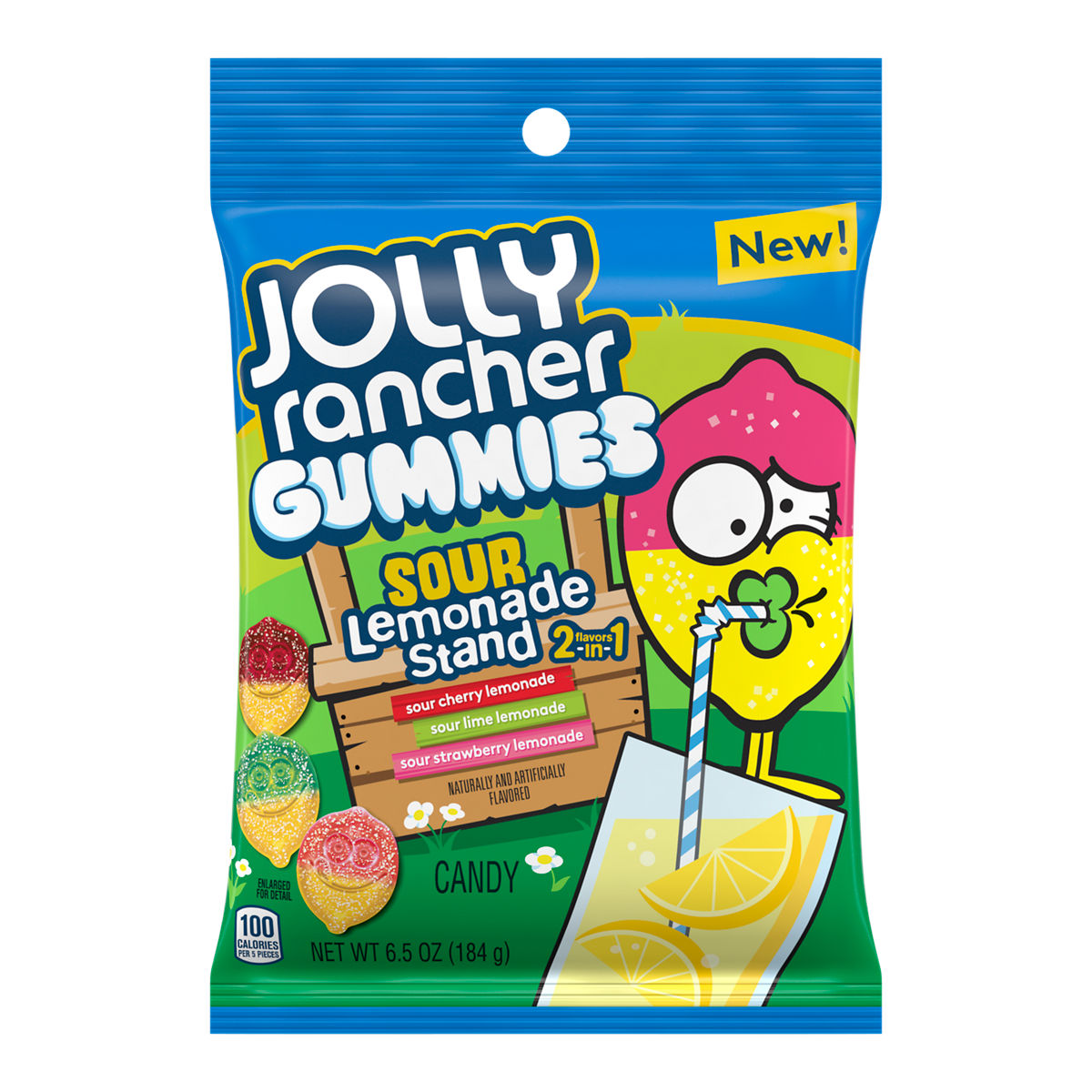Jolly Rancher Gummies Sour Lemonade 6.5oz (184g)