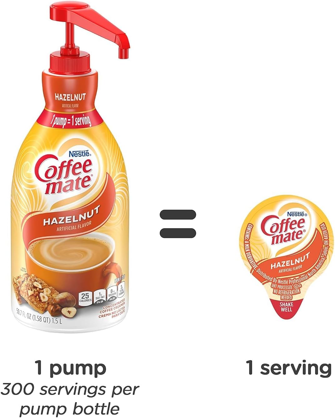 Nestle Coffee Mate Hazelnut 50.7oz (1.5L)