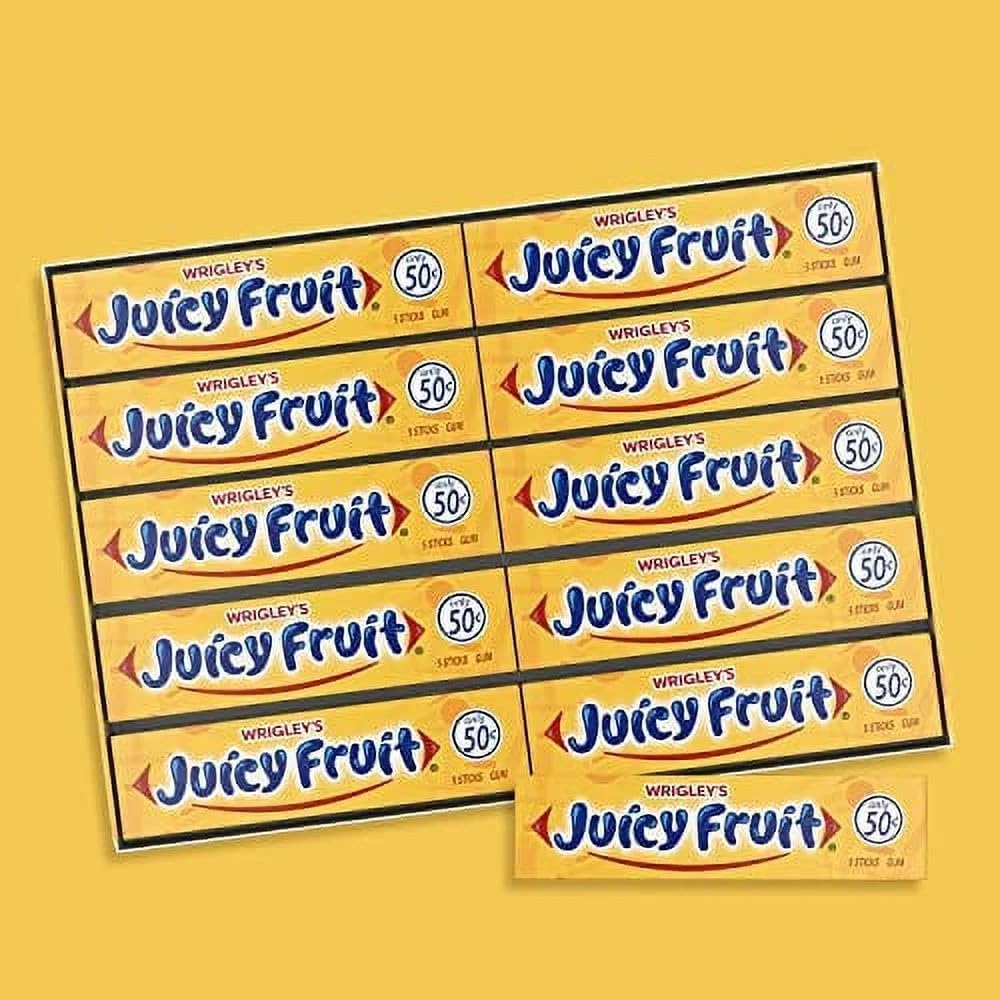 WRIGLEY'S JUICY FRUIT Chewing Gum I 30 x 5 Peices (13.5g)