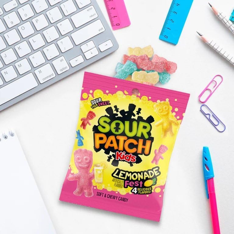 Sour Patch Lemonade Fest Peg Bag 3.61oz (102g)