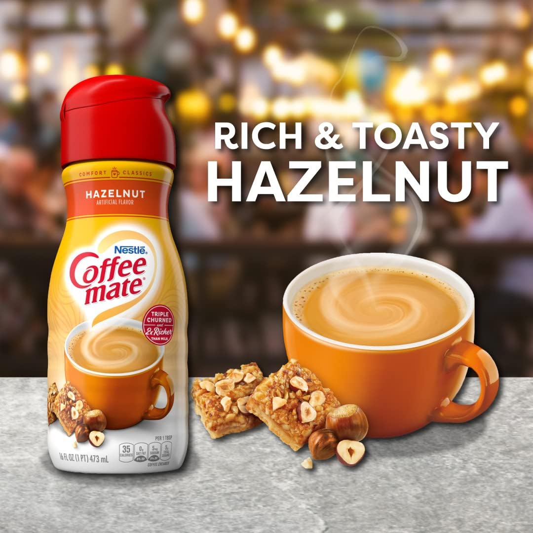 Coffee Mate Hazelnut Creamer 16oz (473ml)