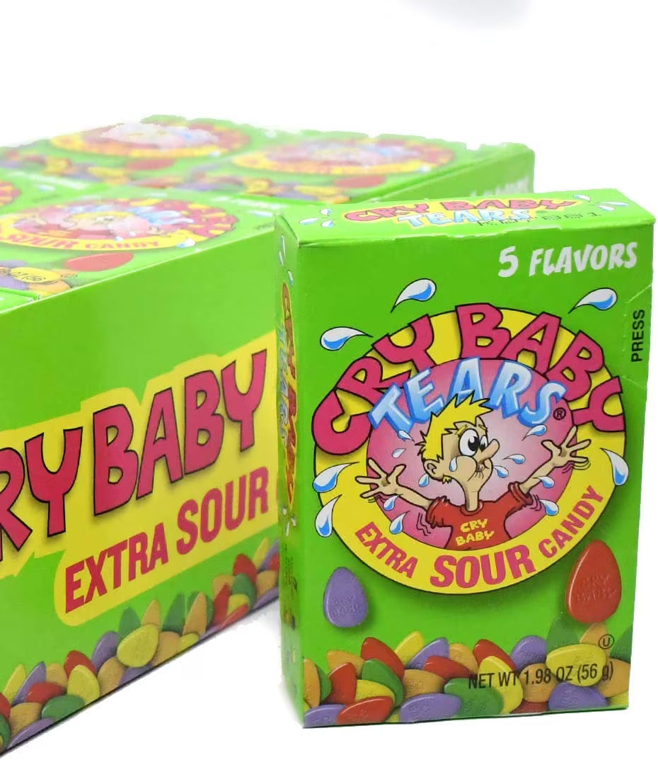 Cry Baby Tears Sour Candy 5 Flavor 1.98oz (56g)