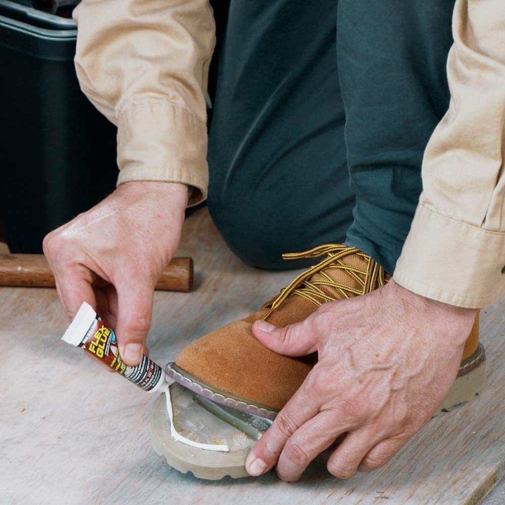 Flex Seal Flex Glue Mini Strong Rubberized Waterproof Adhesive, White .75oz (22ml)