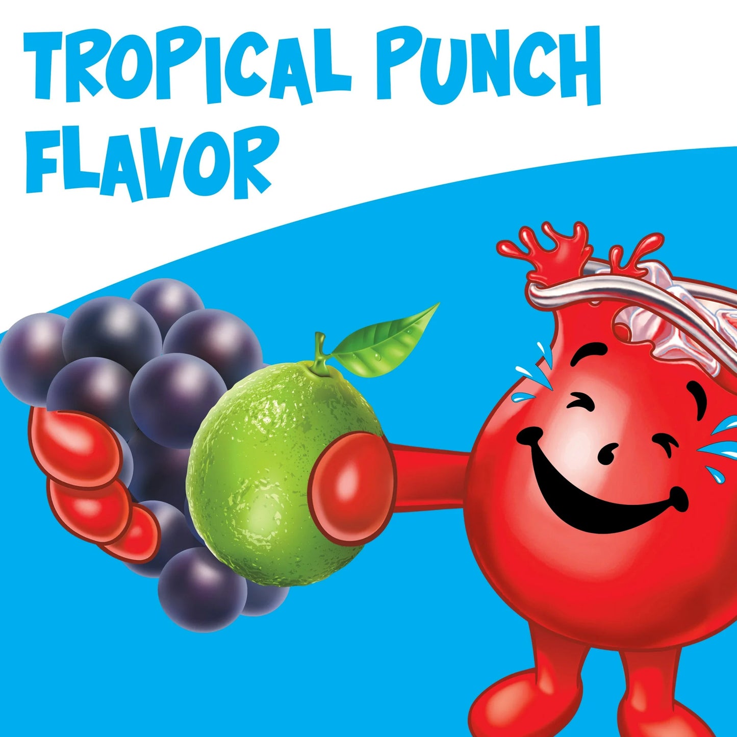 Kool-Aid Sugar Sweetened Tropical Punch Artificially Flavored Powdered Drink Mix, 19oz (583g)
