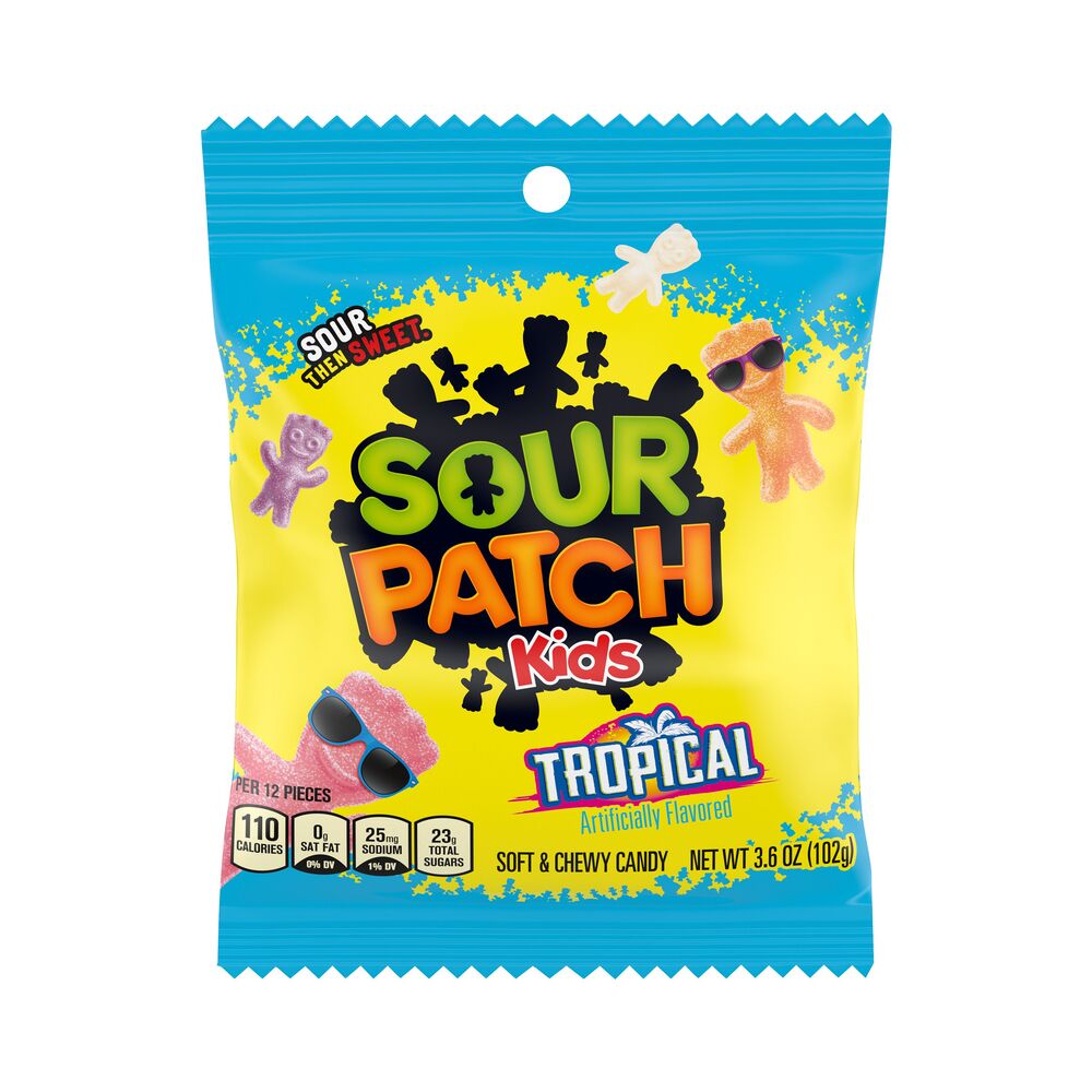 Sour Patch Tropical Peg Bag 3.6oz (102g)