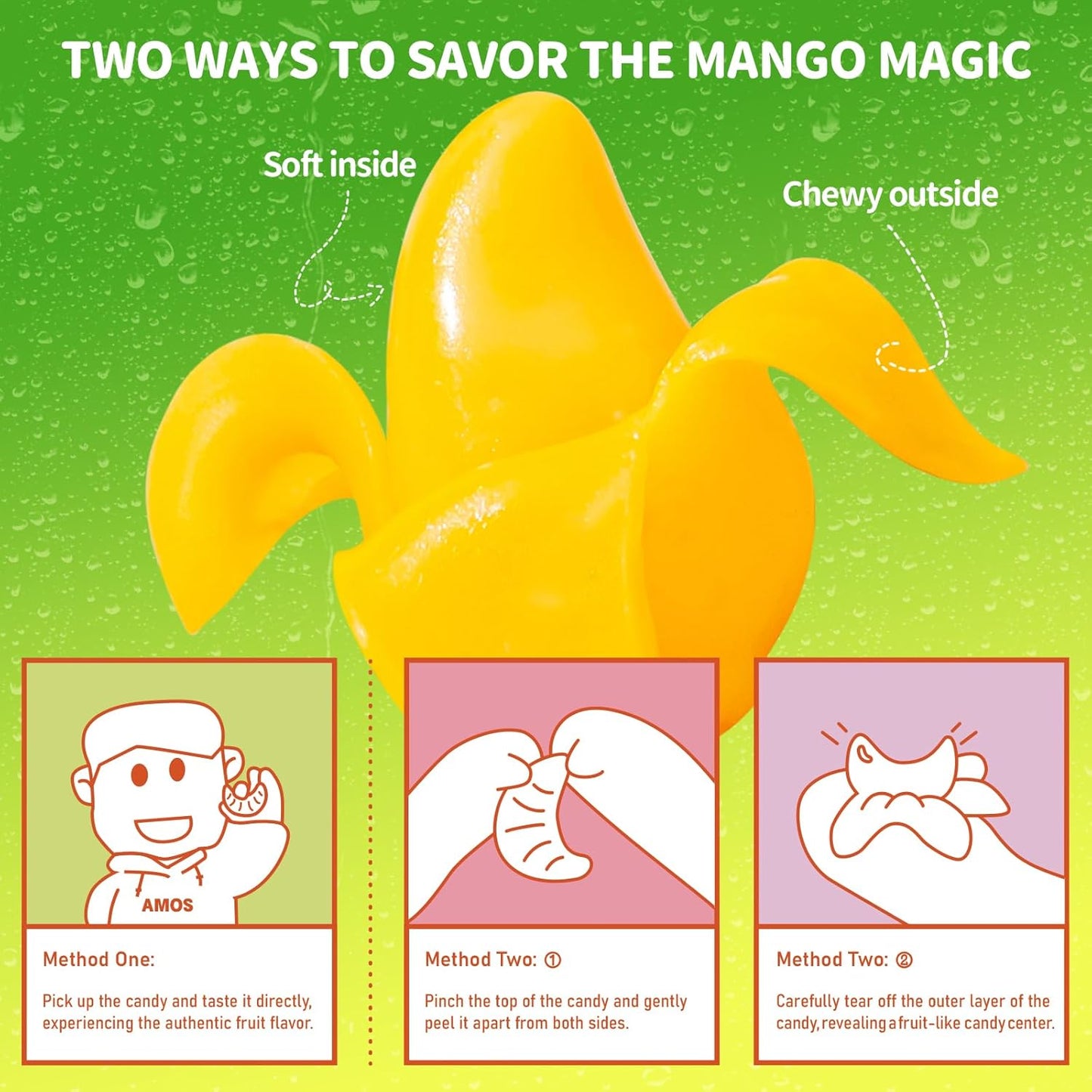 Amos Peelerz Mango 6oz (170g)