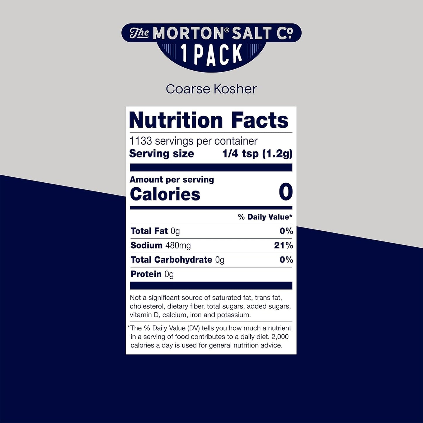 Morton Kosher Salt 3lb (1.36kg)