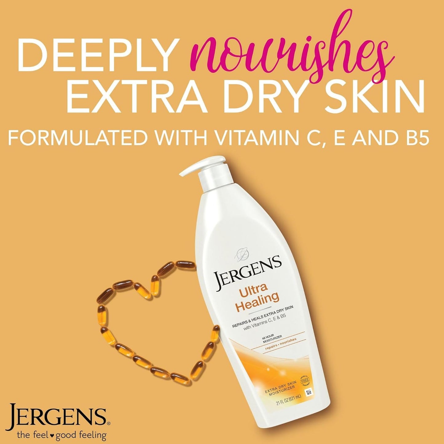 Jergens Ultra Healing Extra Dry Skin Moisturizer 21oz (621ml)