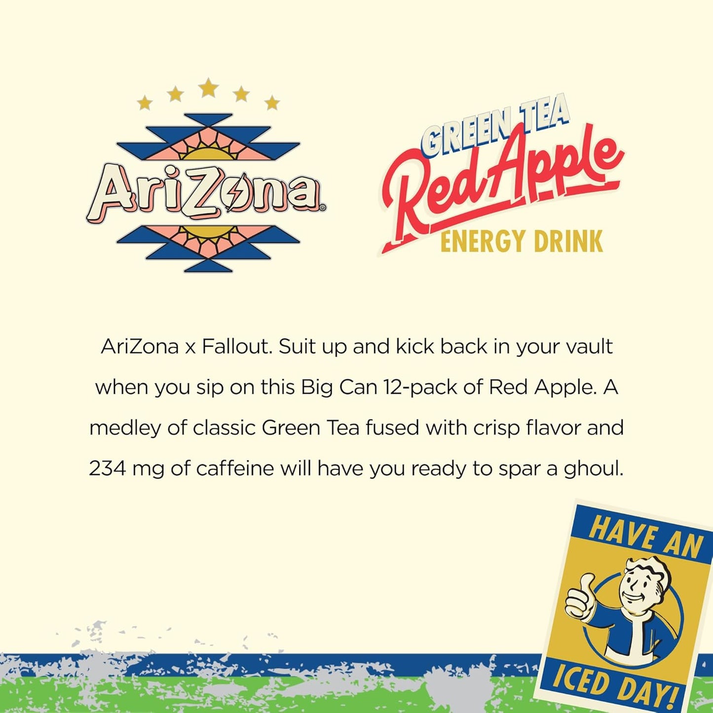 Arizona Fallout Energy Drink Red Apple 22oz (650ml)