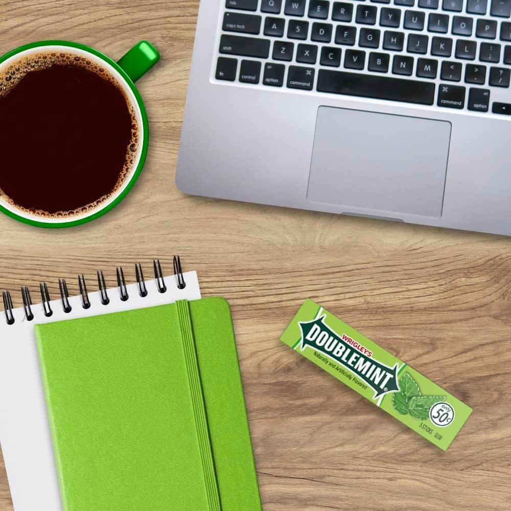 WRIGLEY'S Double mint Peppermint Chewing Gum I 20 x 5 Stick (13.5g)
