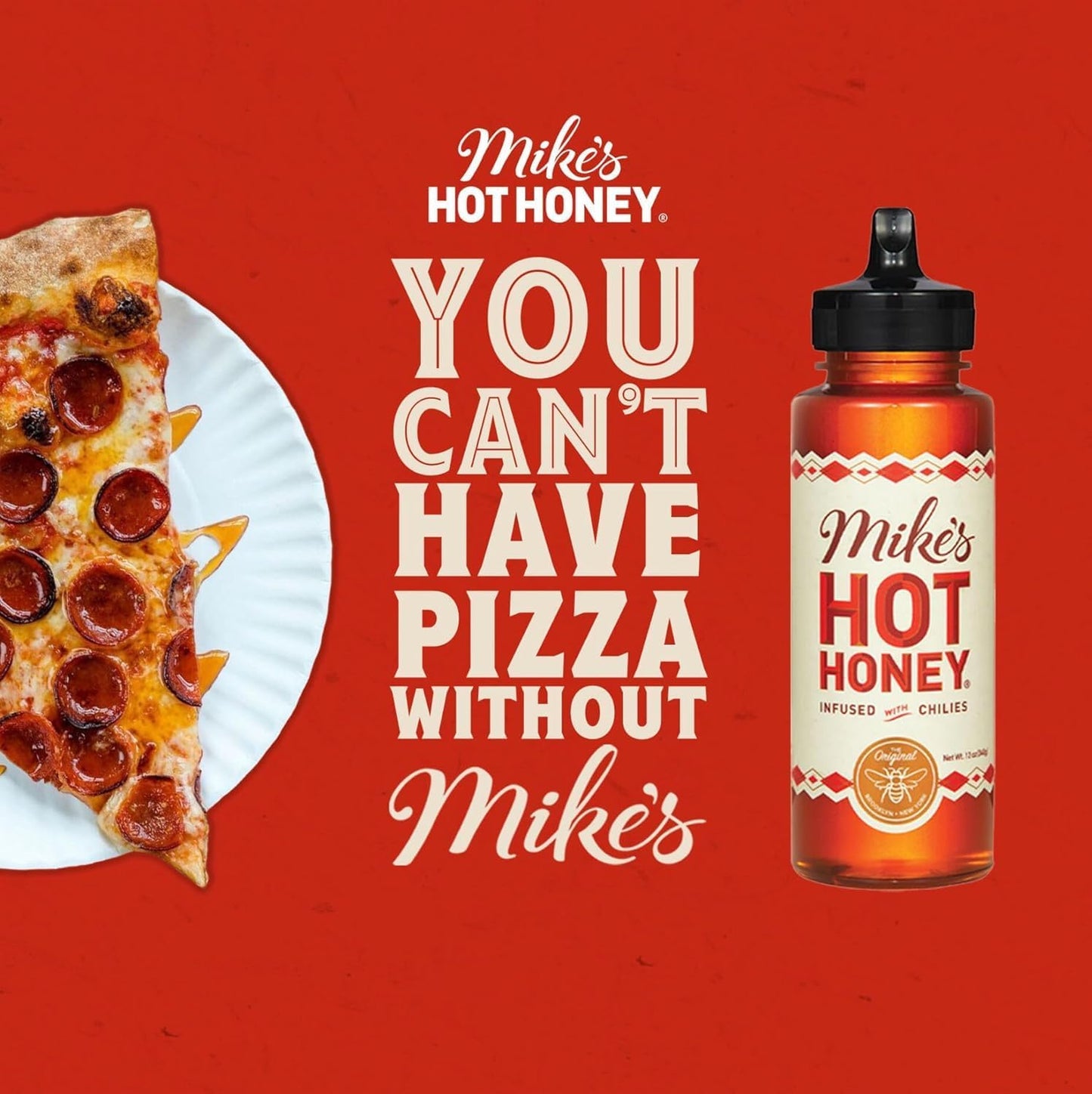 Mike's Hot Honey Extra Hot 12oz (340ml)