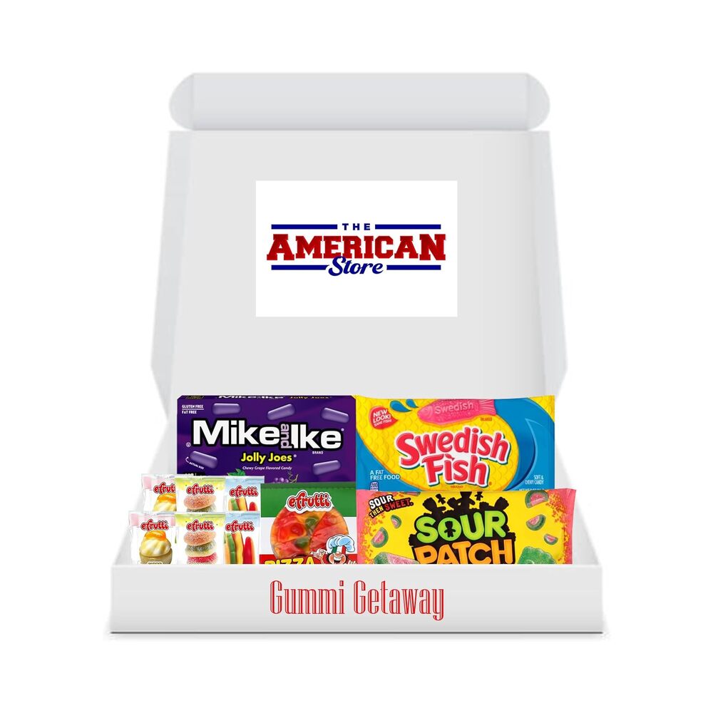 Gummi Getaway: American Sweet Gift Box