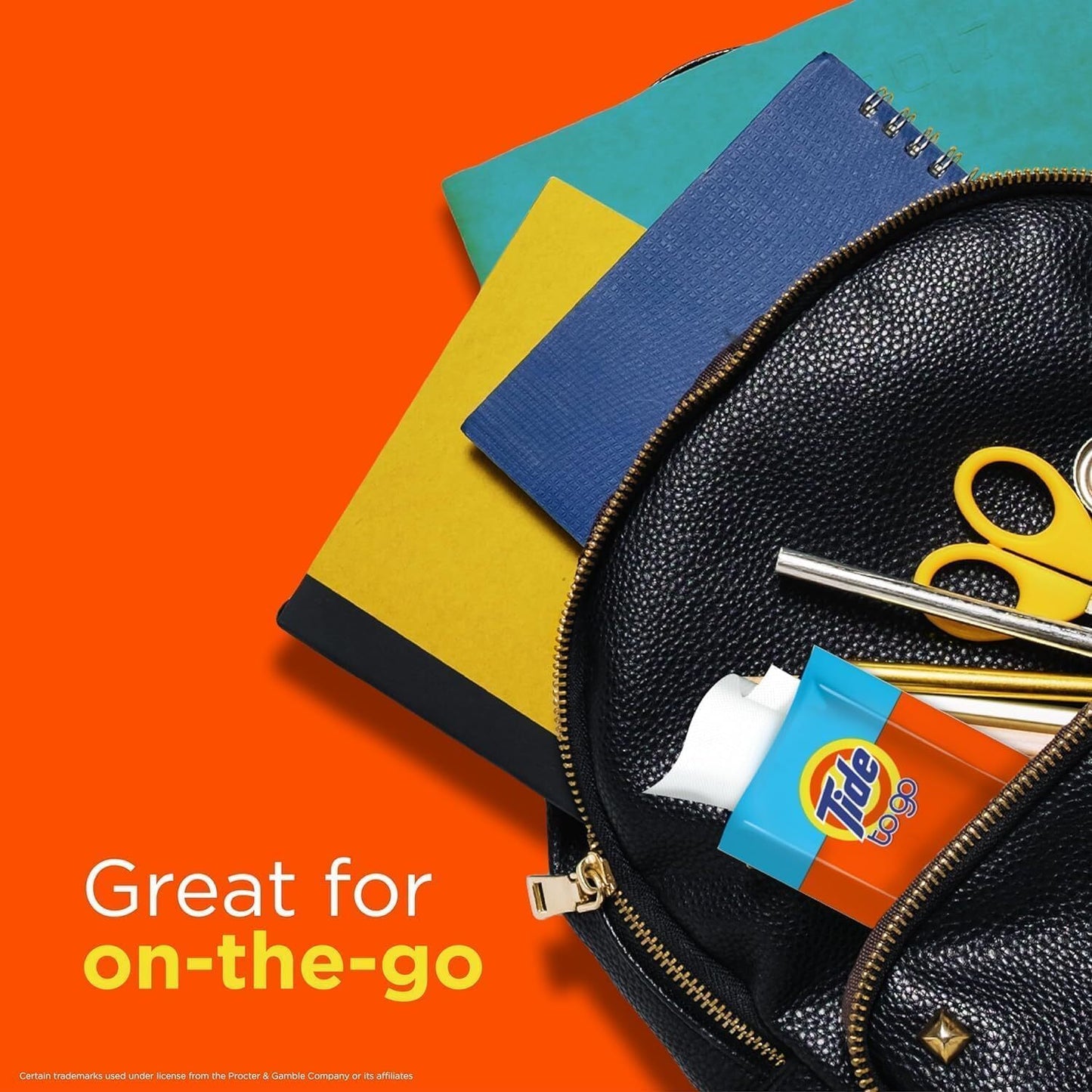 Tide To Go Wipes I Instant Stain Remover for Clothes I Travel & Pocket Size Laundry Solution I 10ct