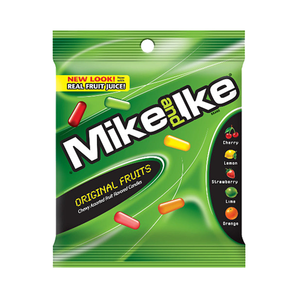 Mike & Ike Original Fruits Peg Bag 5oz (141g)