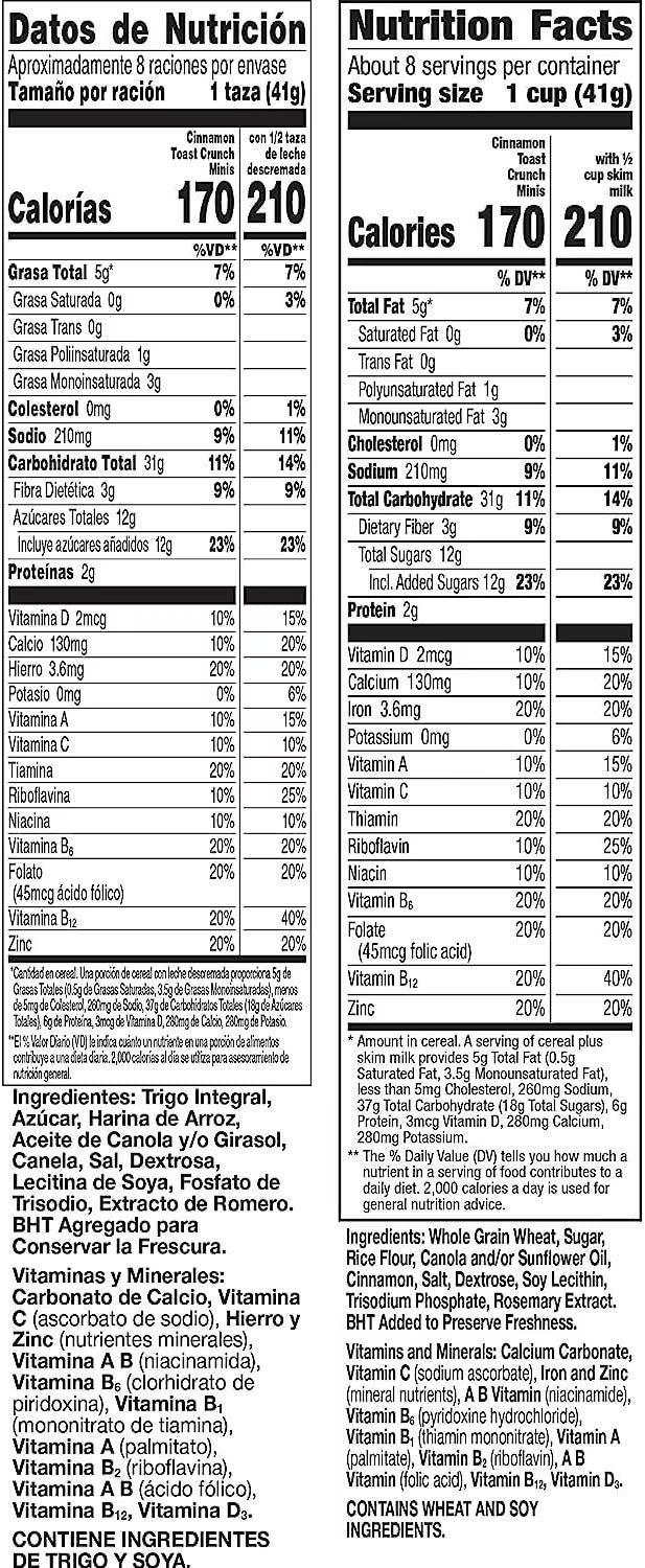 General Mills Cinnamon Toast Crunch Minis 12.3oz (348g)
