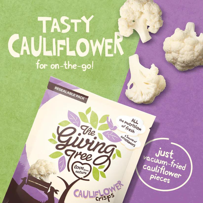 The Giving Tree Vaccum Fried Cauliflower Crisps 36g