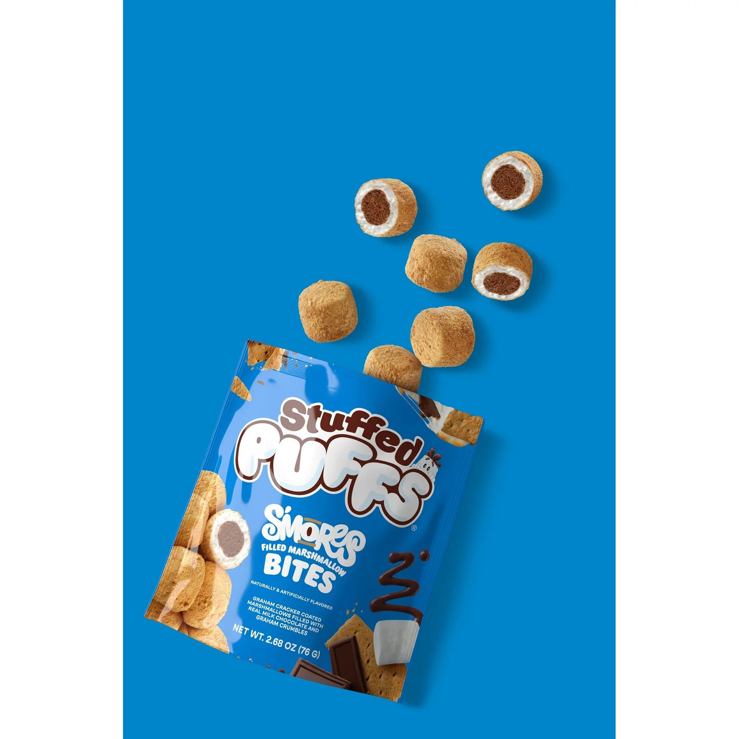 Stuffed Puffs Smores Bites Peg Bag 2.68oz (76g)