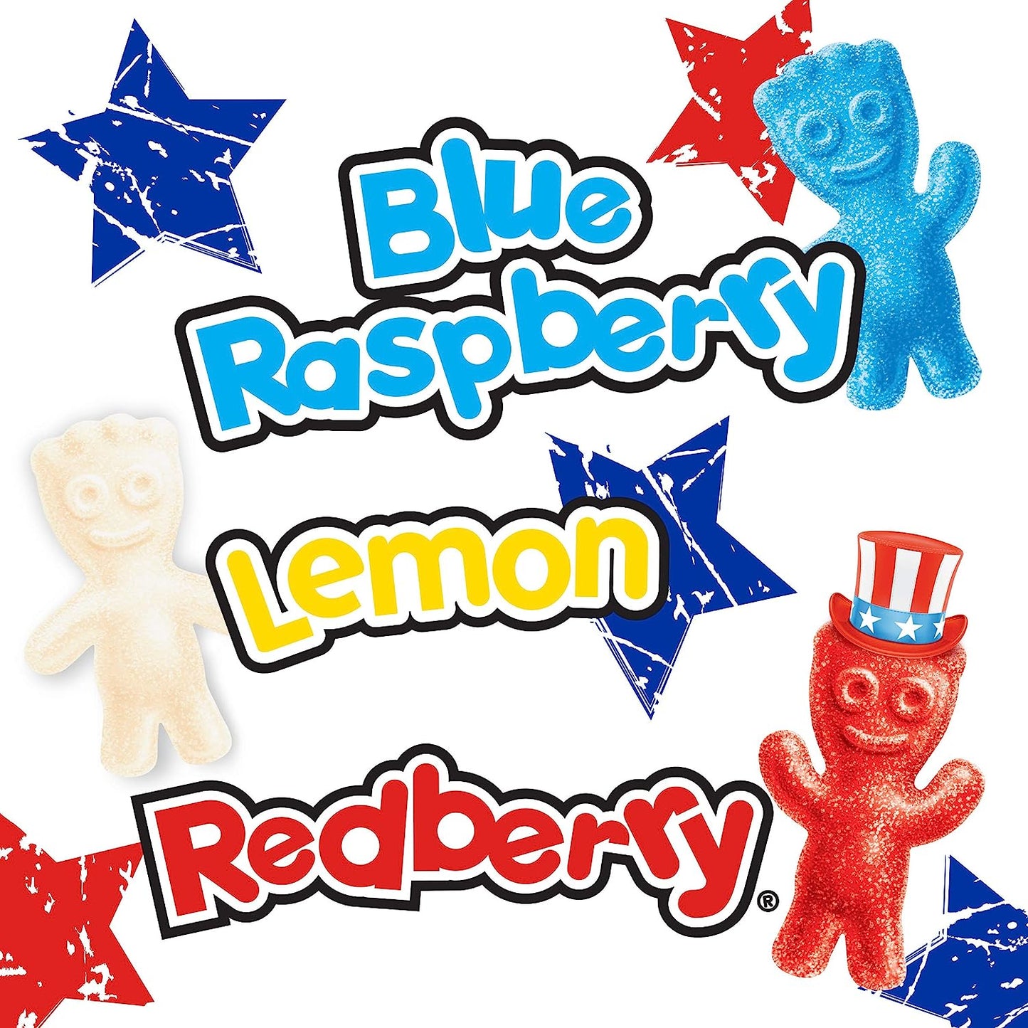 Sour Patch Kids Soft Candy Red White & Blue Box 3.08oz (87g)