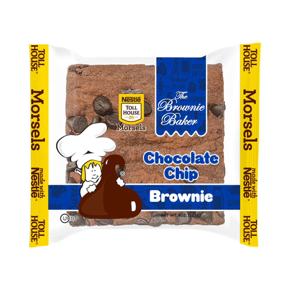 The Brownie Baker Chocolate Chip Brownie 4oz (113g)