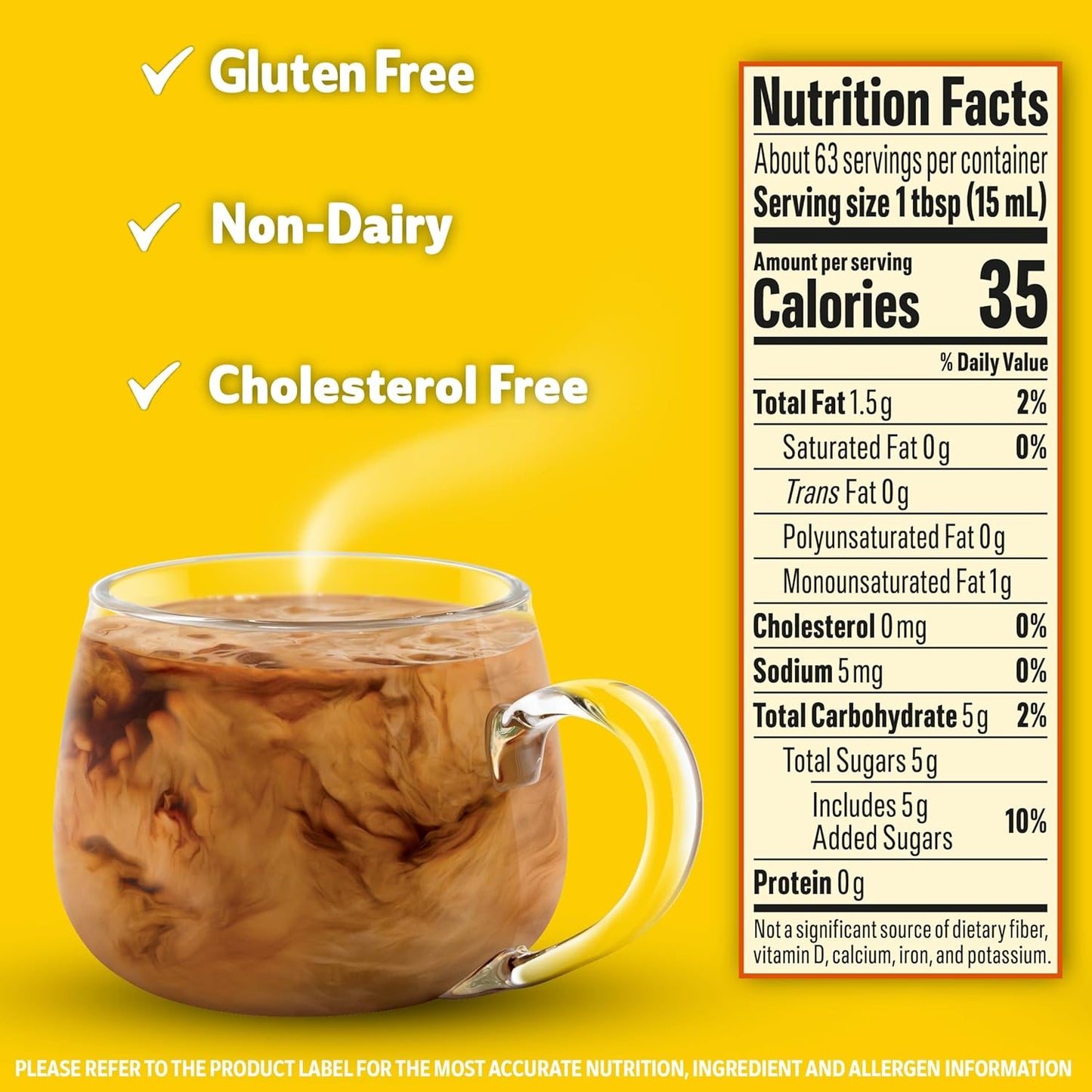 Coffee Mate Hazelnut Creamer 32oz (946ml)